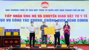 T&T Group trao tặng 1 triệu bộ kit xét nghiệm PCR Covid - 19 trị giá 162 tỷ đồng hỗ trợ thành phố Hà Nội chống dịch